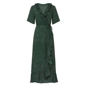 JUST Green Maxi Wrap Dress